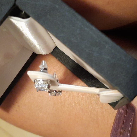 PEOPLE'S JEWELERS AUTHENTIC sterling silver WHITE SAPPHIRE SEPTEMBER BIRTHSTONE - Picture 3 of 6